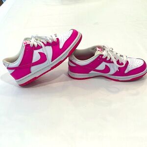 Barely worn girls Nike Dunk low tops!